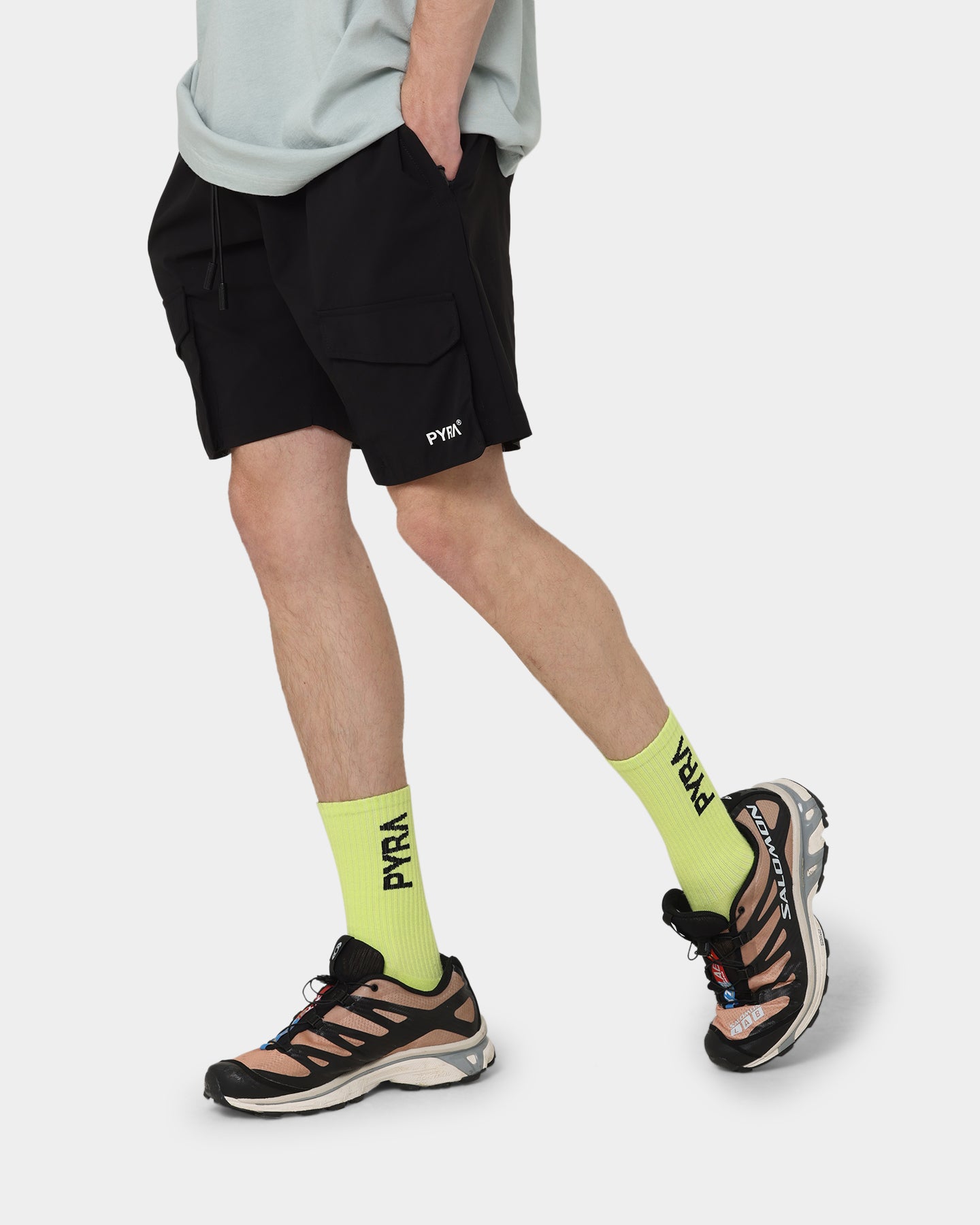 PYRA Flex Cargo Shorts Black、mySite、zt4zffjzw