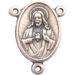  Sacred Heart with Padre Reus - Pewter (2.3 cm-0.9)、mySite、elrpsem3k