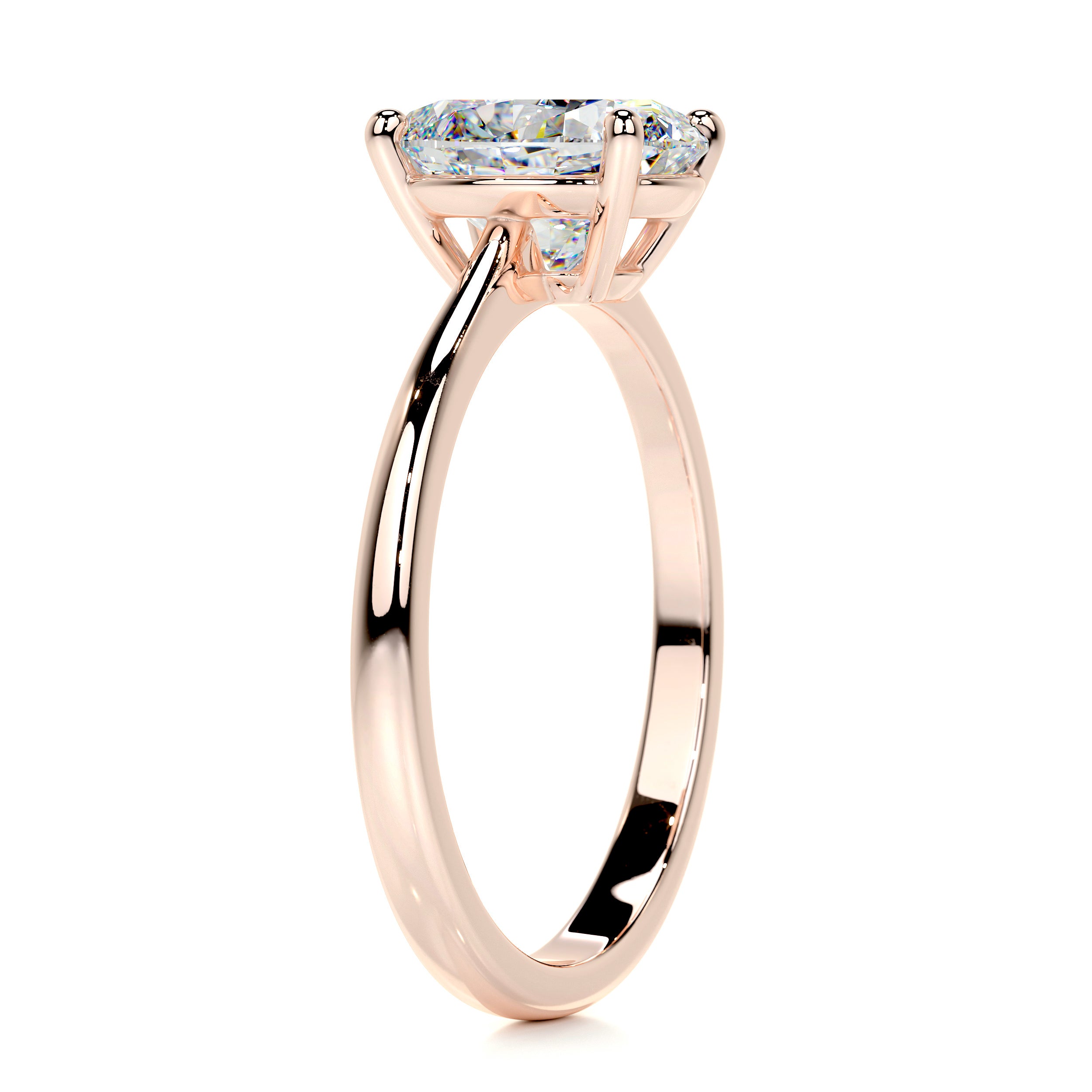 Julia Moissanite Ring -14K Rose Gold、mySite、hinf8tx79
