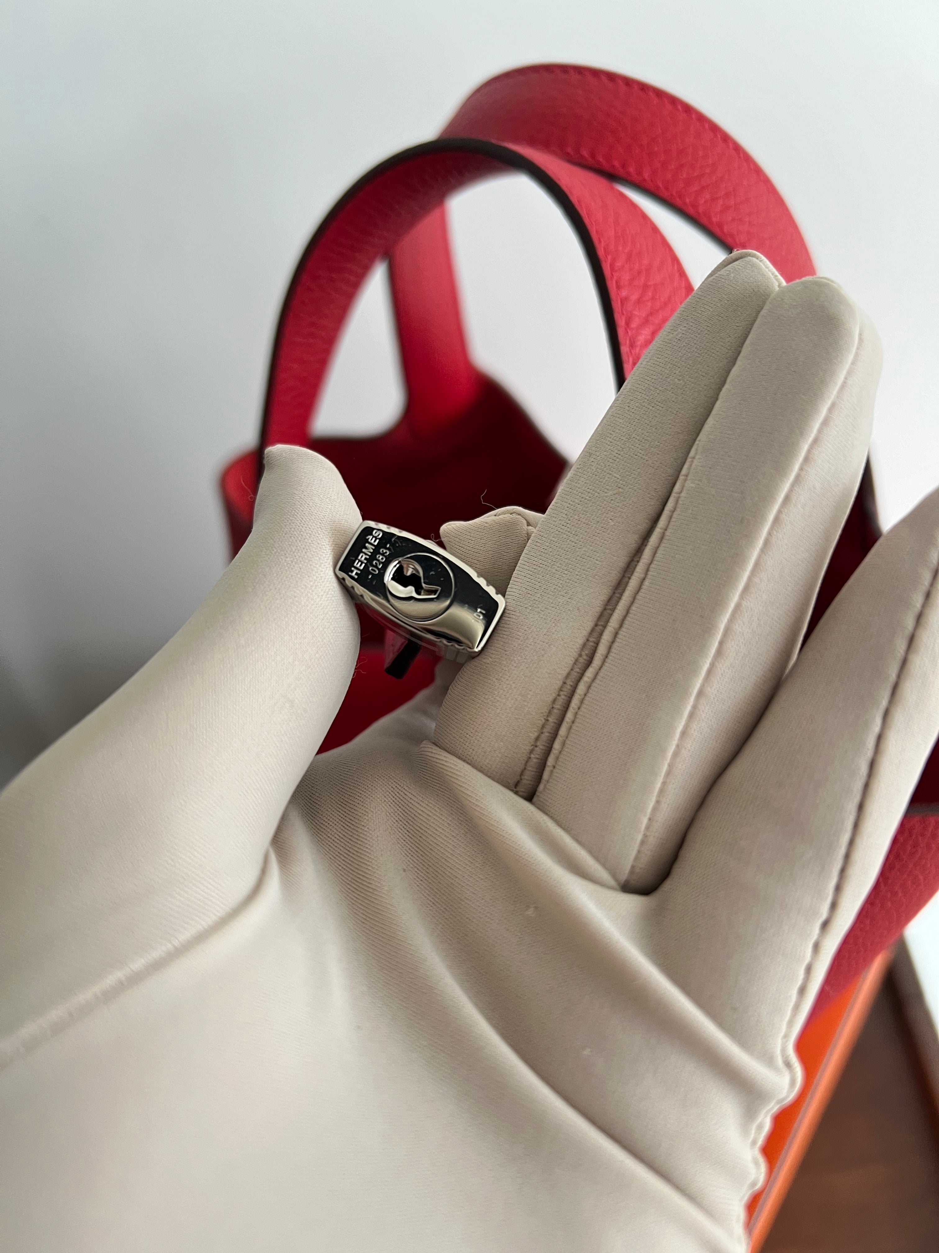 Hermès Picotin 18cm Rouge Casaque PHW、mySite、garminoutage.com