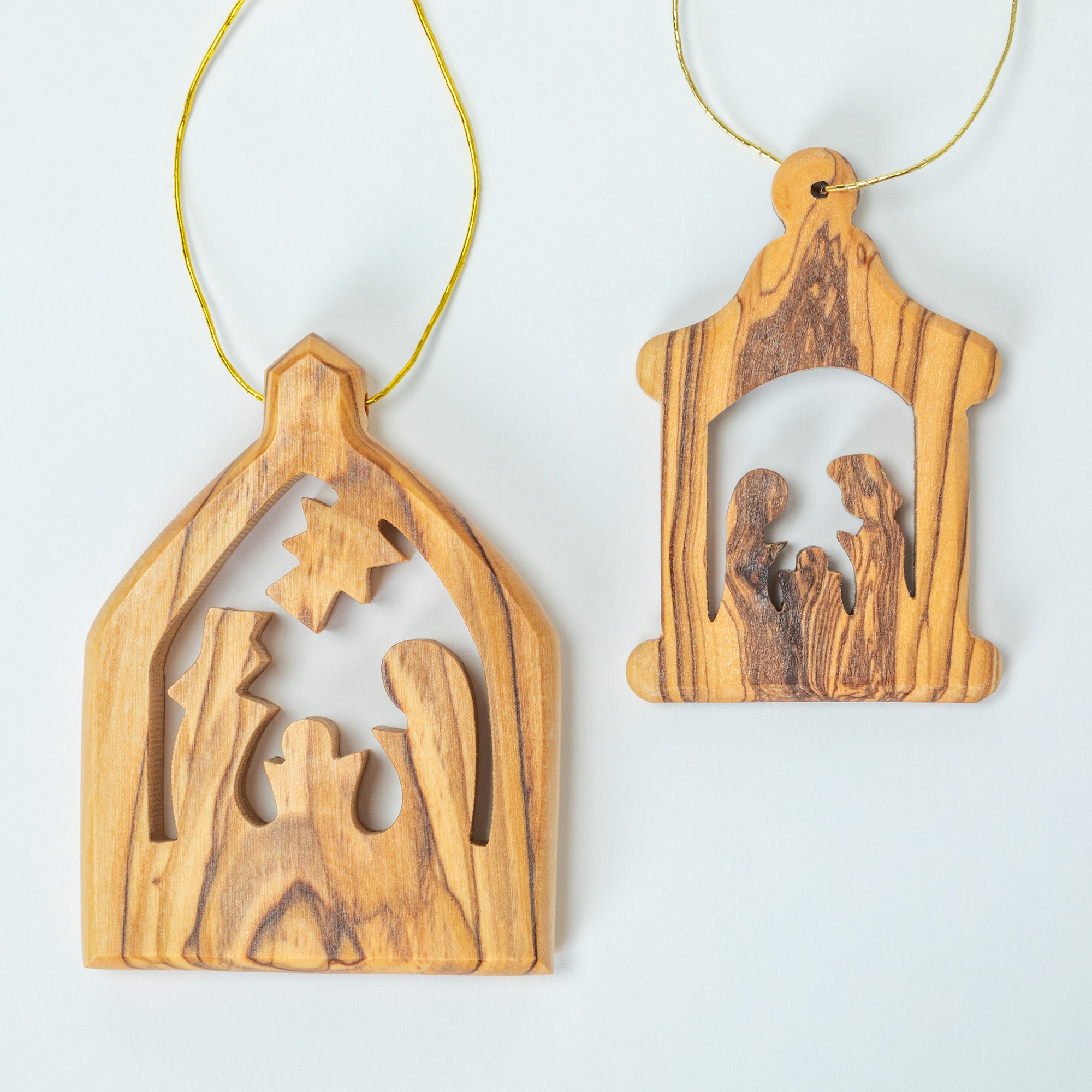 Hand Carved Olive Wood Ornament、mySite、camillekostekn