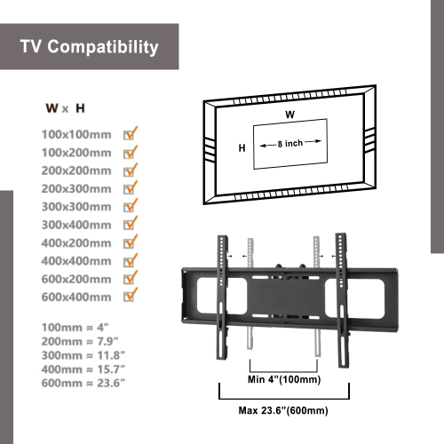 Black Multi-Function Angle And Height Adjustable Tempered Glass TV Stand、、casual