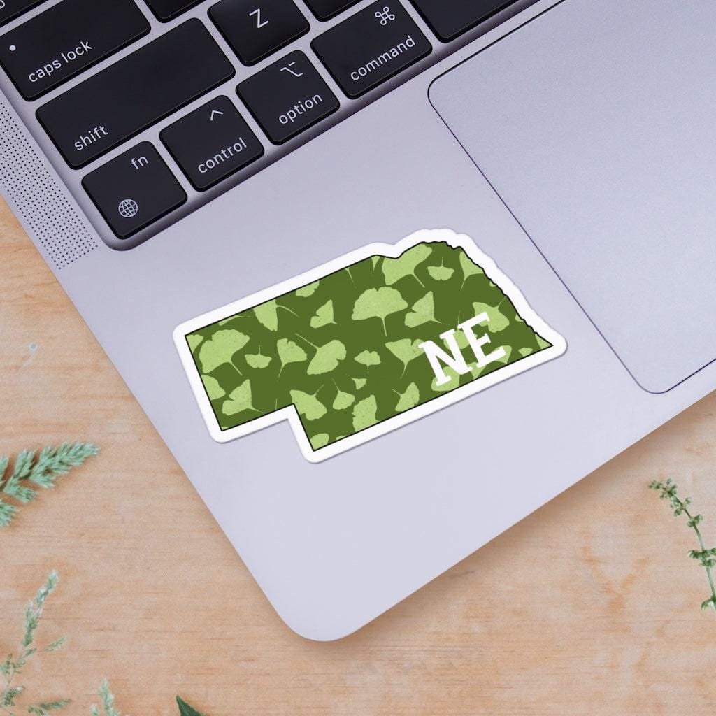  Nebraska Green Nature Sticker、mySite、ghnorth