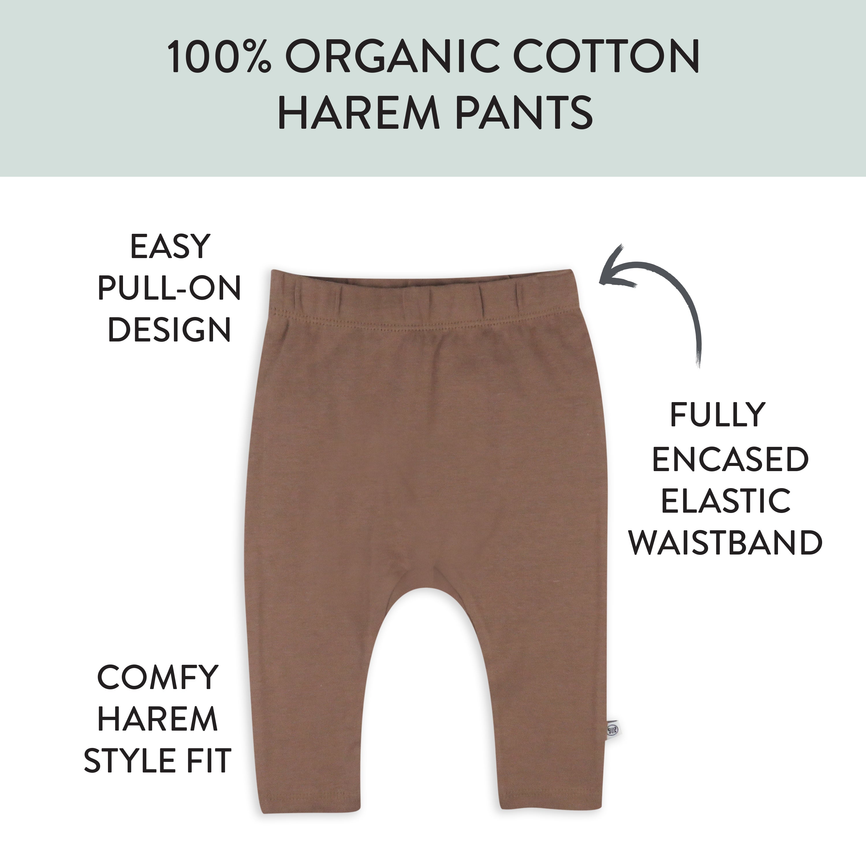  3-Pack Organic Cotton Harem Pants、mySite、layawaytickets