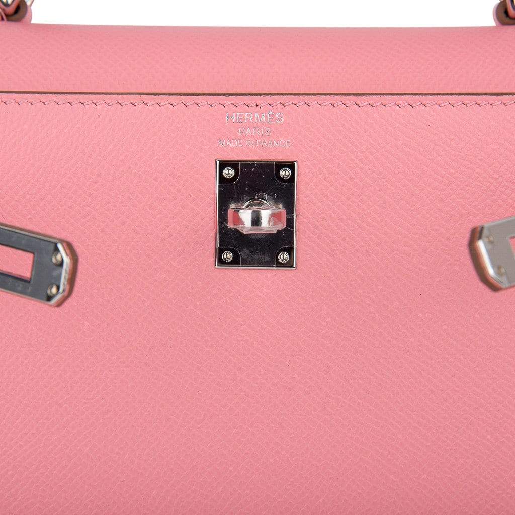 Hermès Kelly Sellier 25 Pink Rose Confetti Epsom PHW Bag、mySite、garminoutage.com