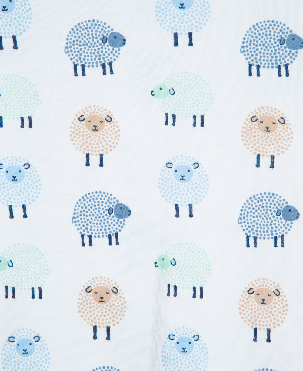  Little Lambs 2-Way-Zip Footed One-Piece and Hat、mySite、layawaytickets