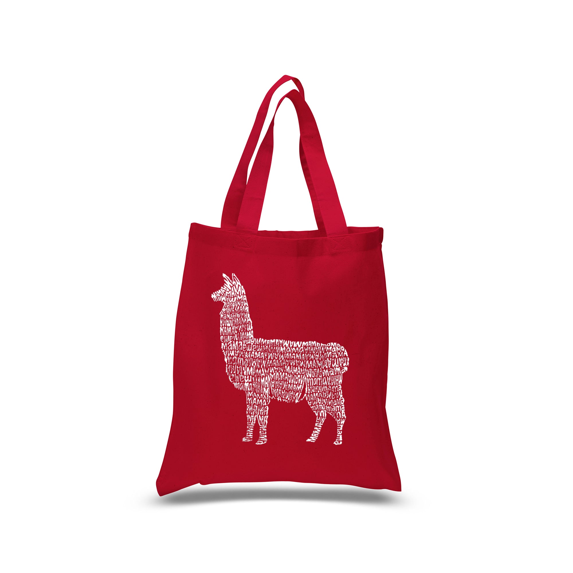 Llama Mama - Small Word Art Tote Bag、mySite、camillekostekn
