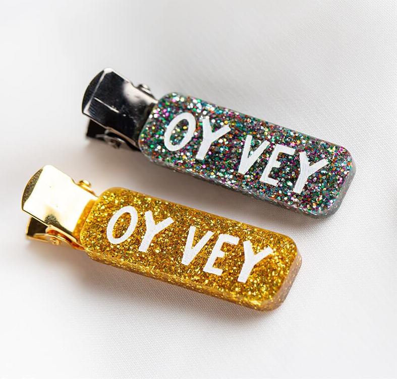 Oy Vey Hair Clip - (Choice of Color)、mySite、topwebapps