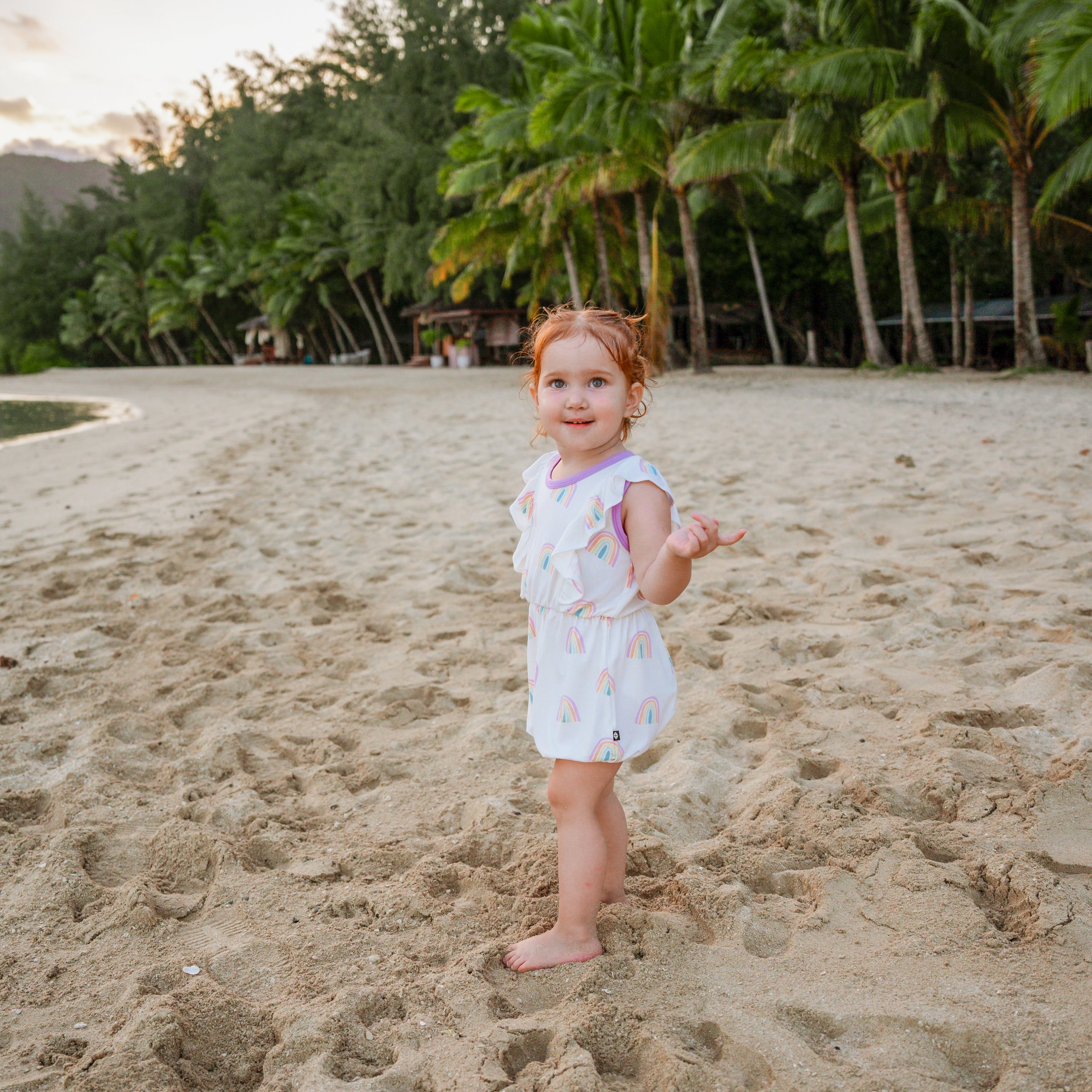  Bubble Romper in Poi Rainbow、mySite、layawaytickets