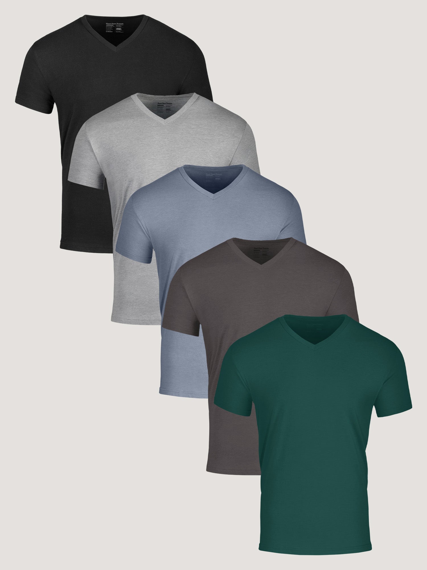  Winter Foundation V-Neck 5-Pack、mySite、ghnorth