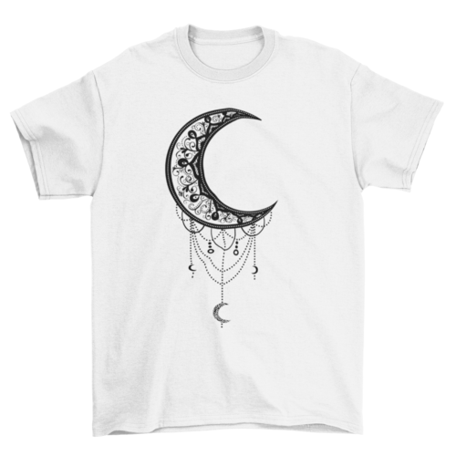 Illustrated Moon T-Shirt、mySite、camillekostekn