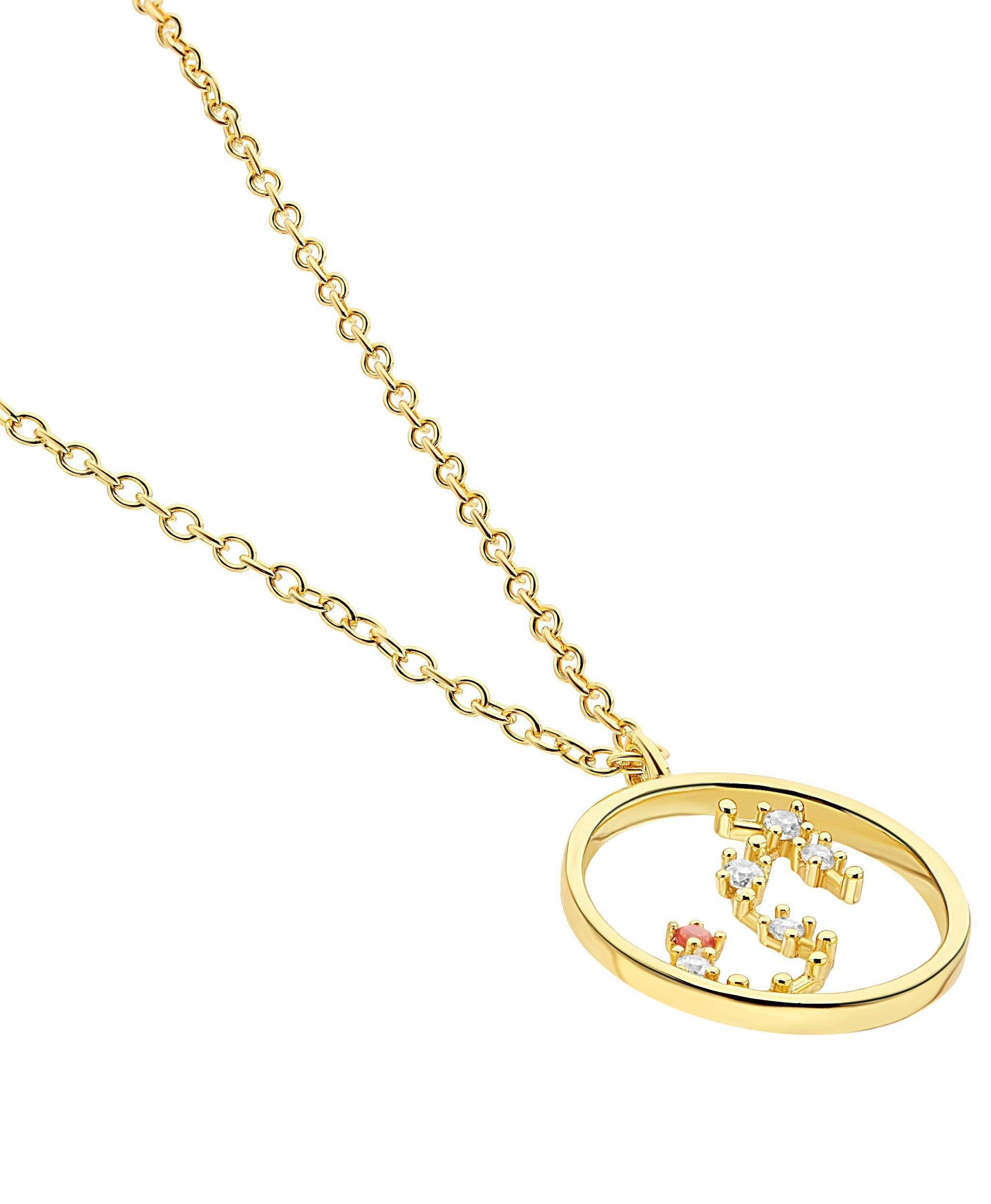 Zodiac Necklace Scorpio 18ct Gold Plated、mySite、botmansion