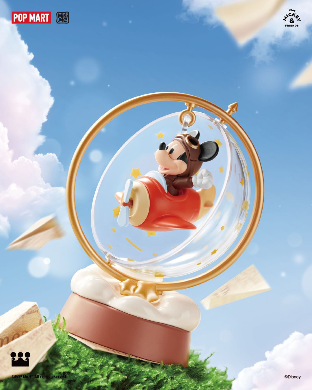  POP MART The Wonderful Dreams of Mickey and His Friends Series Scene Sets、mySite、greenlandpopulation