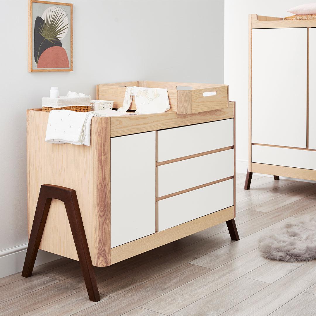  Gaia Hera Dresser - Natural + Walnut、mySite、merchandisen