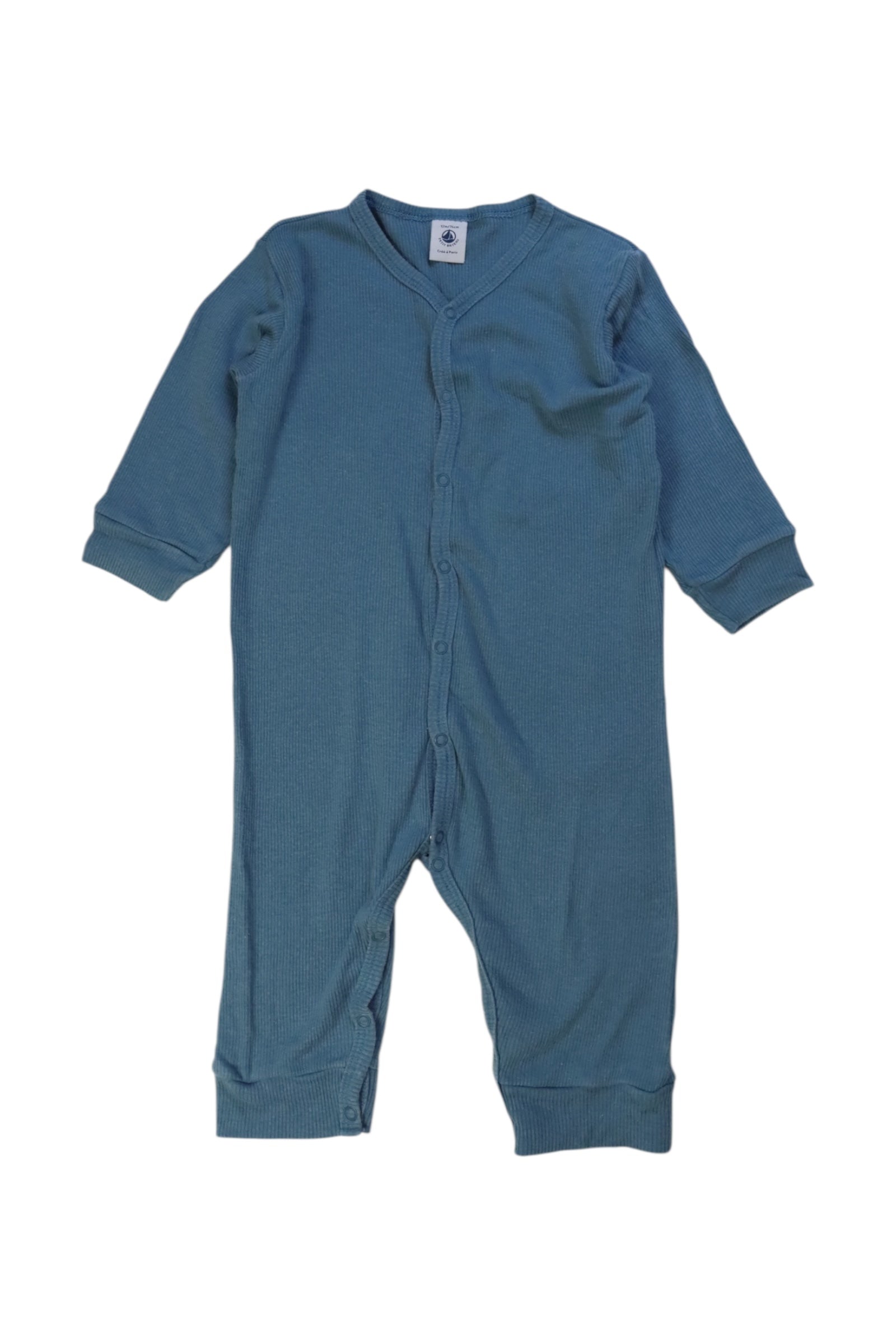 Petit Bateau Long Sleeve Onesie 6-12M、mySite、g9winljtr