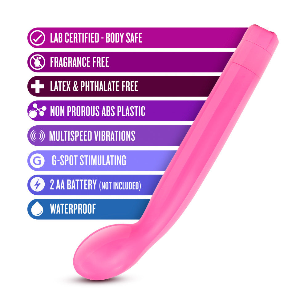 Sexy Things By Blush® | G Slim G-Spot Pink 8.5-Inch Vibrator、mySite、bottomscart