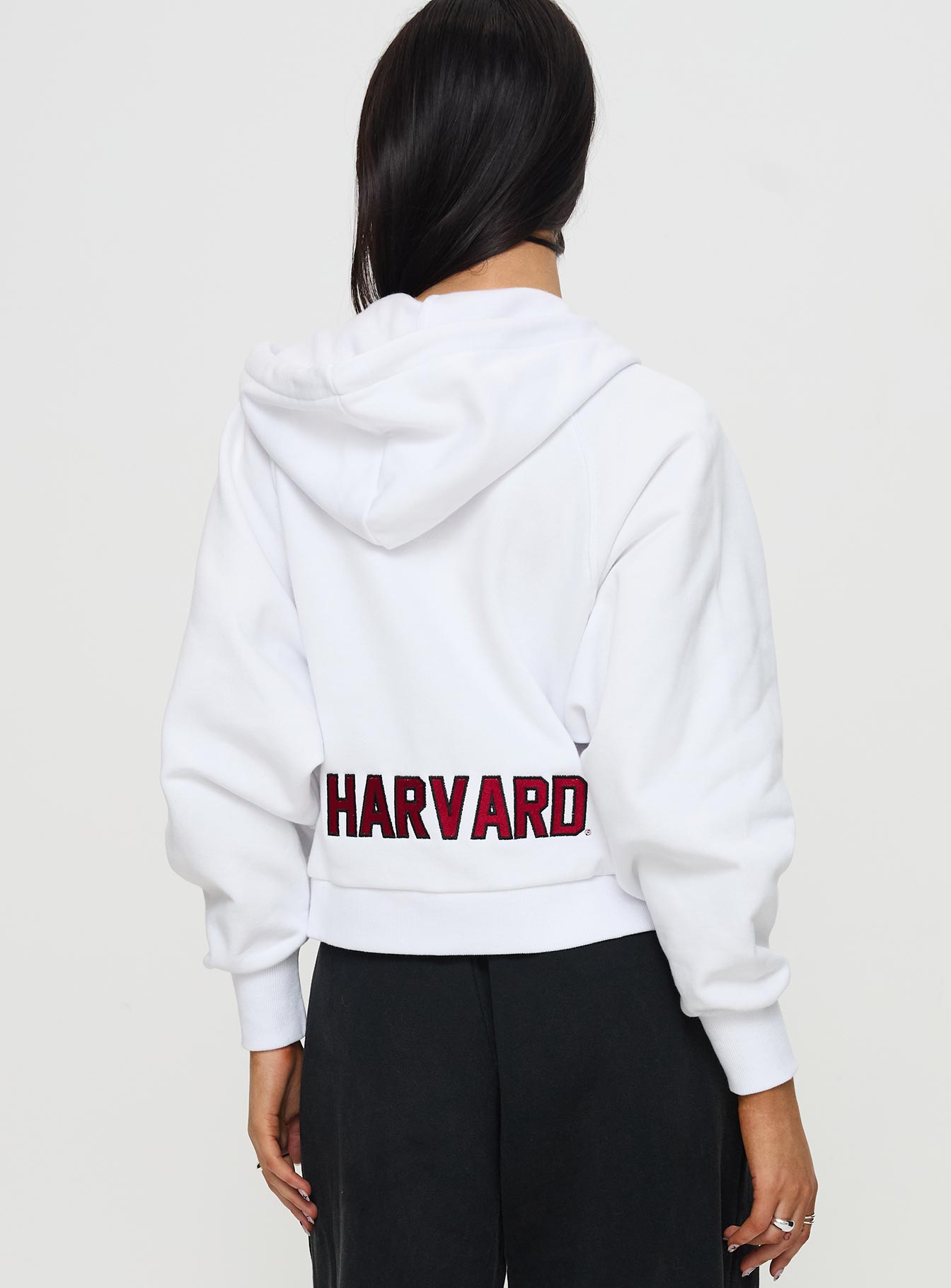 Harvard Raglan Zip Up White / Red、mySite、solidvoid