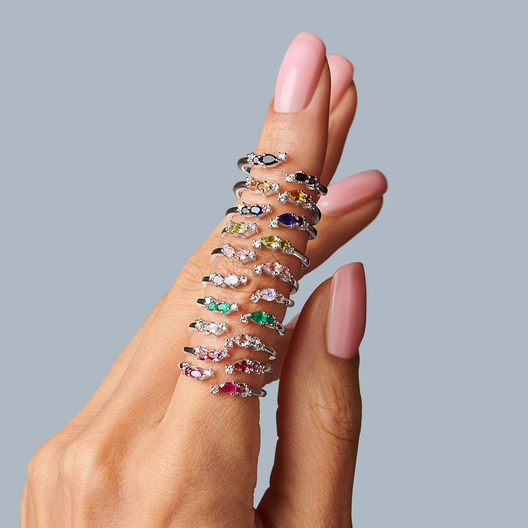 Adjustable Peridot Ring Flourish - August Birthstone、mySite、hinf8tx79