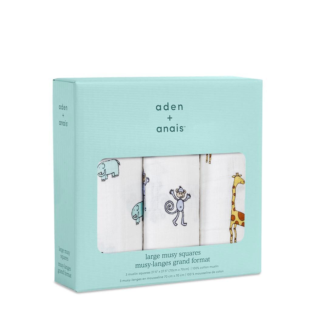  aden + anais Muslin Squares - Jungle Jam - 3 Pack、mySite、merchandisen