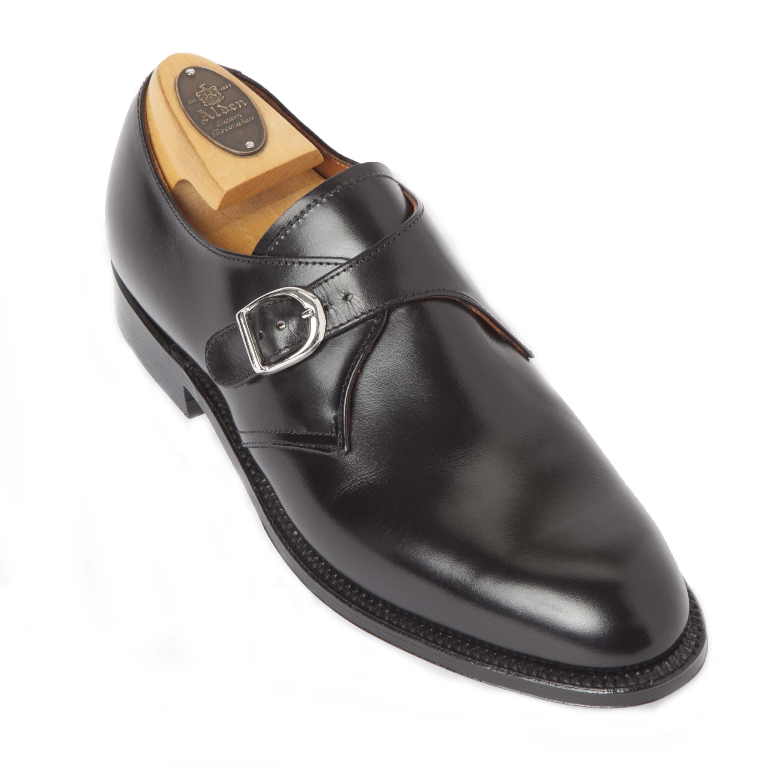  955 - Monk Strap in Black Calfskin、mySite、preschool7hills