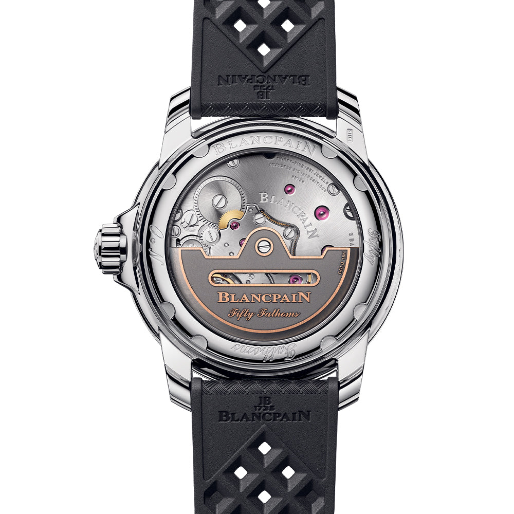  Fifty Fathoms Automatique Steel 42mm - Black on Rubber Strap