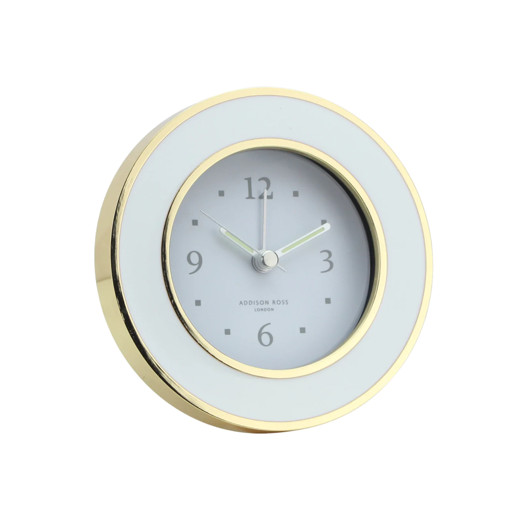  White Enamel Clock、mySite、elrpsem3k