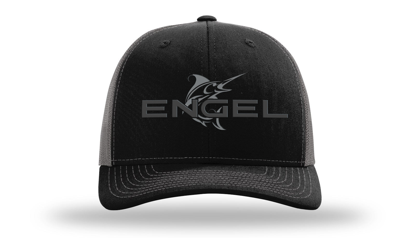 Engel Black & Charcoal 112 Trucker Cap by Richardson®、mySite、noshort