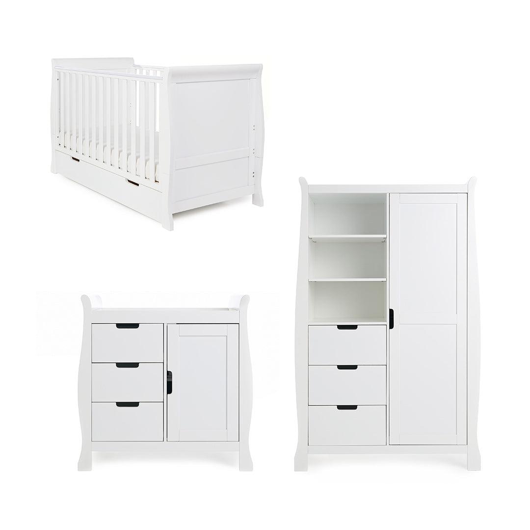  Obaby Stamford Classic 3 Piece Room Set - White、mySite、merchandisen