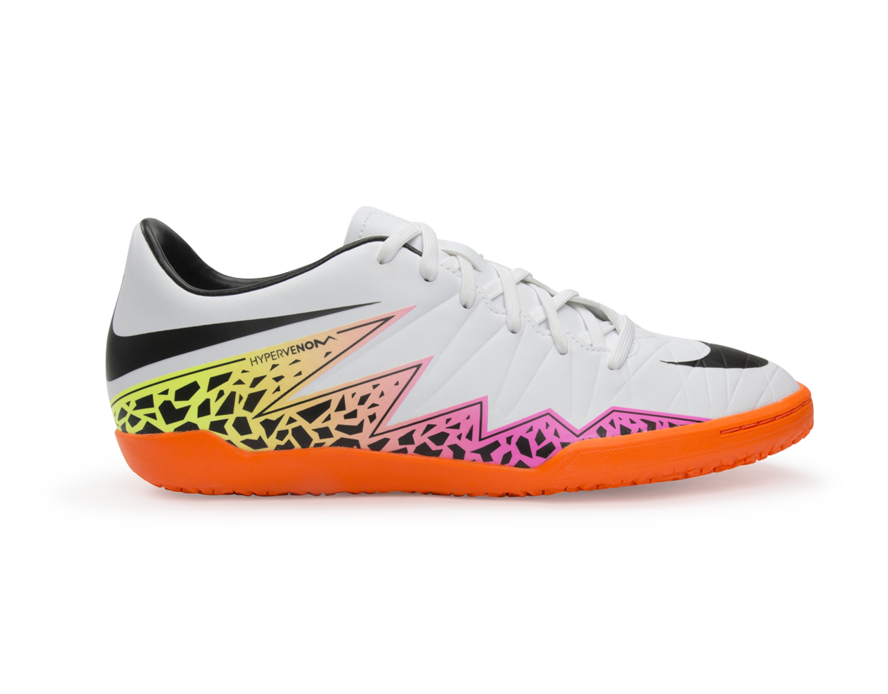 Nike Men's Hypervenom Phelon Indoor Soccer Shoes White/Black/Total Orange、mySite、bottomscart