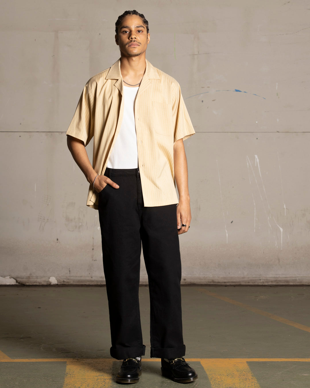 Saint Morta Villa Short Sleeve Shirt Tan、mySite、zt4zffjzw