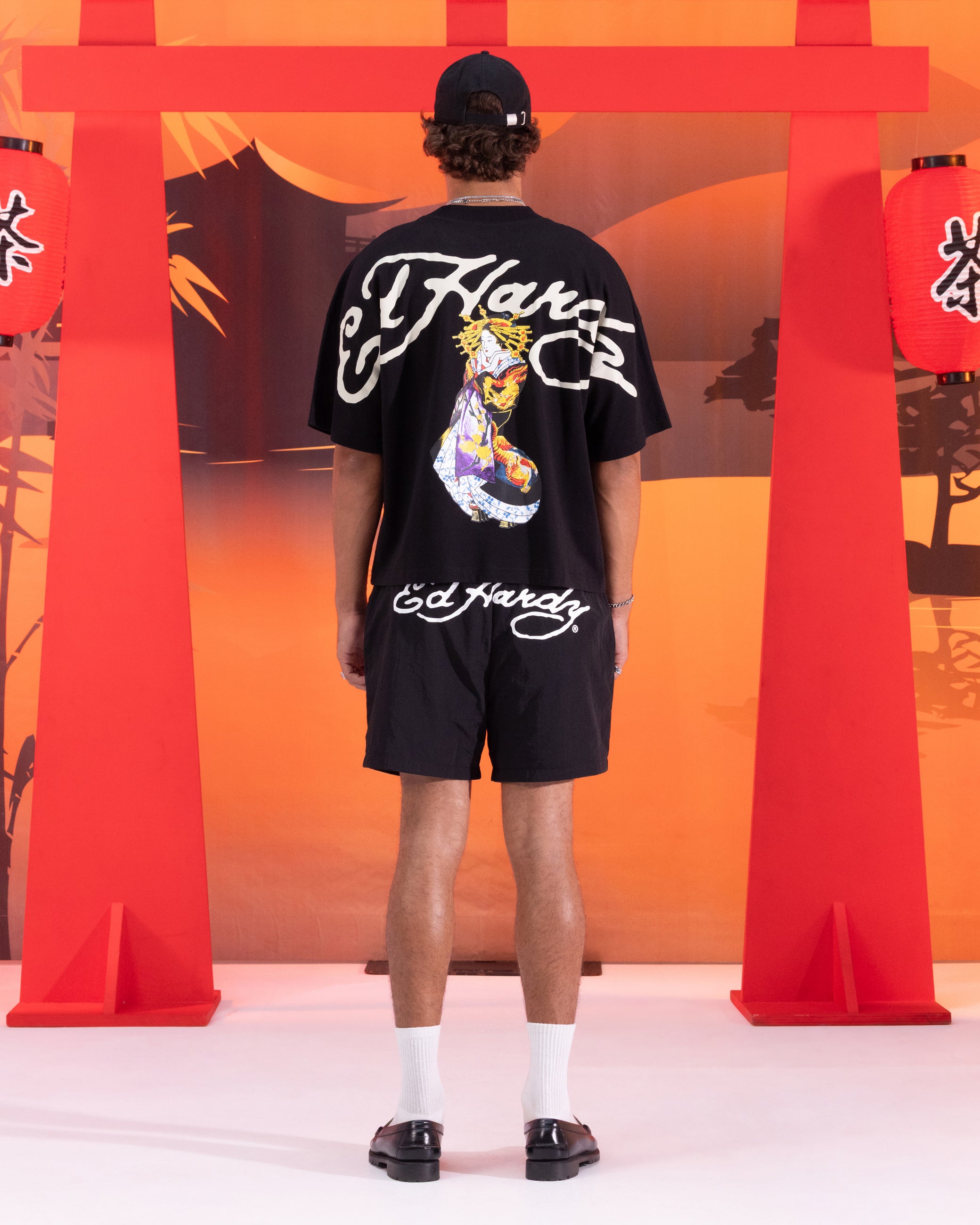 Ed Hardy Geisha T-Shirt Black、mySite、zt4zffjzw