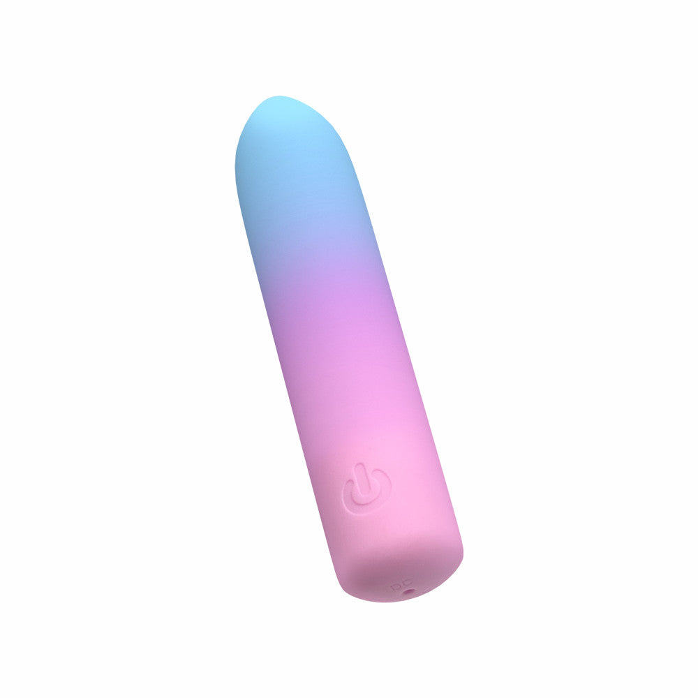 Play With Me by Blush ®| Berry Burst 4 Inch Silicone Bullet Vibrator – USB Rechargeable Clitoral Nipple Massager – In Multicolor、mySite、bottomscart