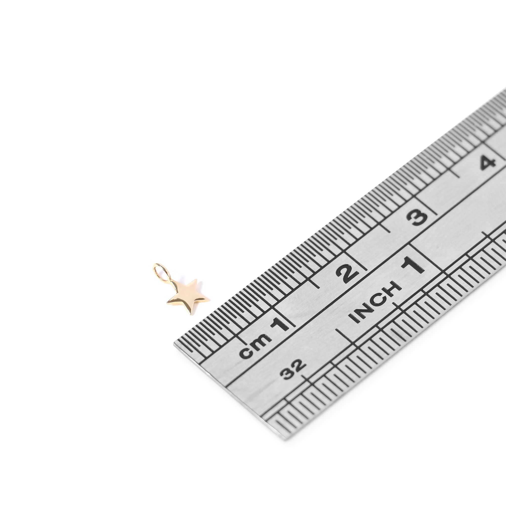 Permanent Jewelry 14K Solid Gold Star Charm / PMJ1016、mySite、dreamappss