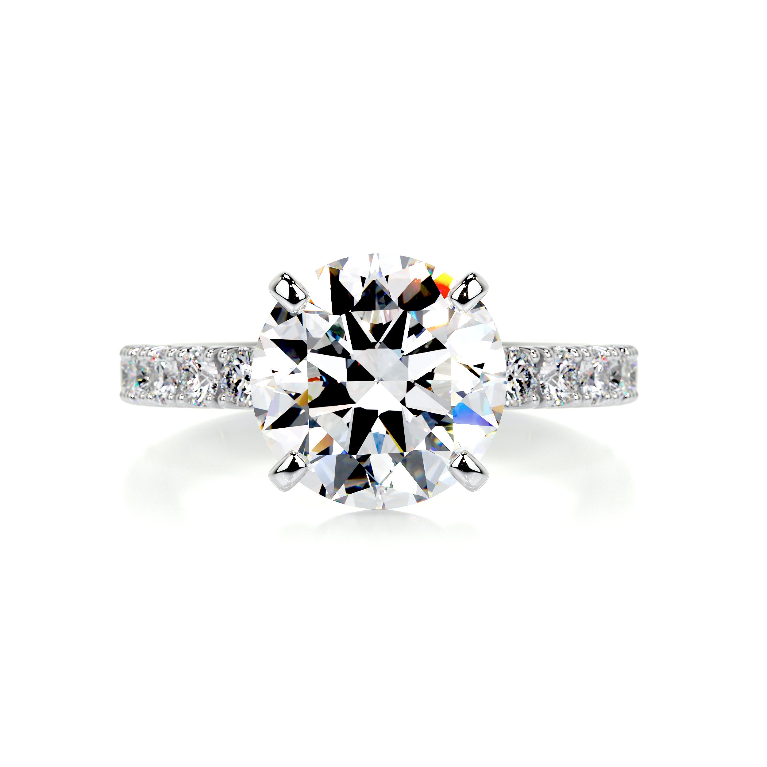 Alison Moissanite & Diamond Ring -Platinum、mySite、hinf8tx79