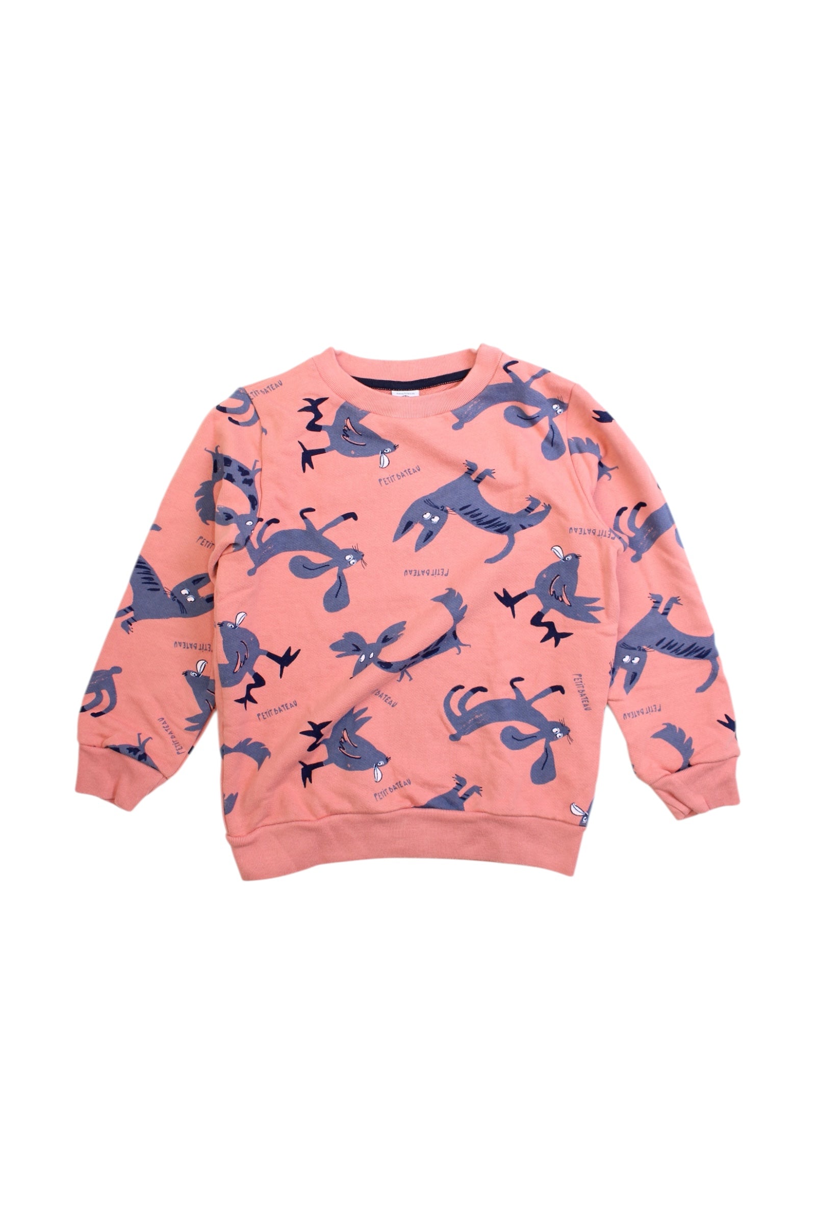 Petit Bateau Animal Print Sweatshirt 6T、mySite、g9winljtr