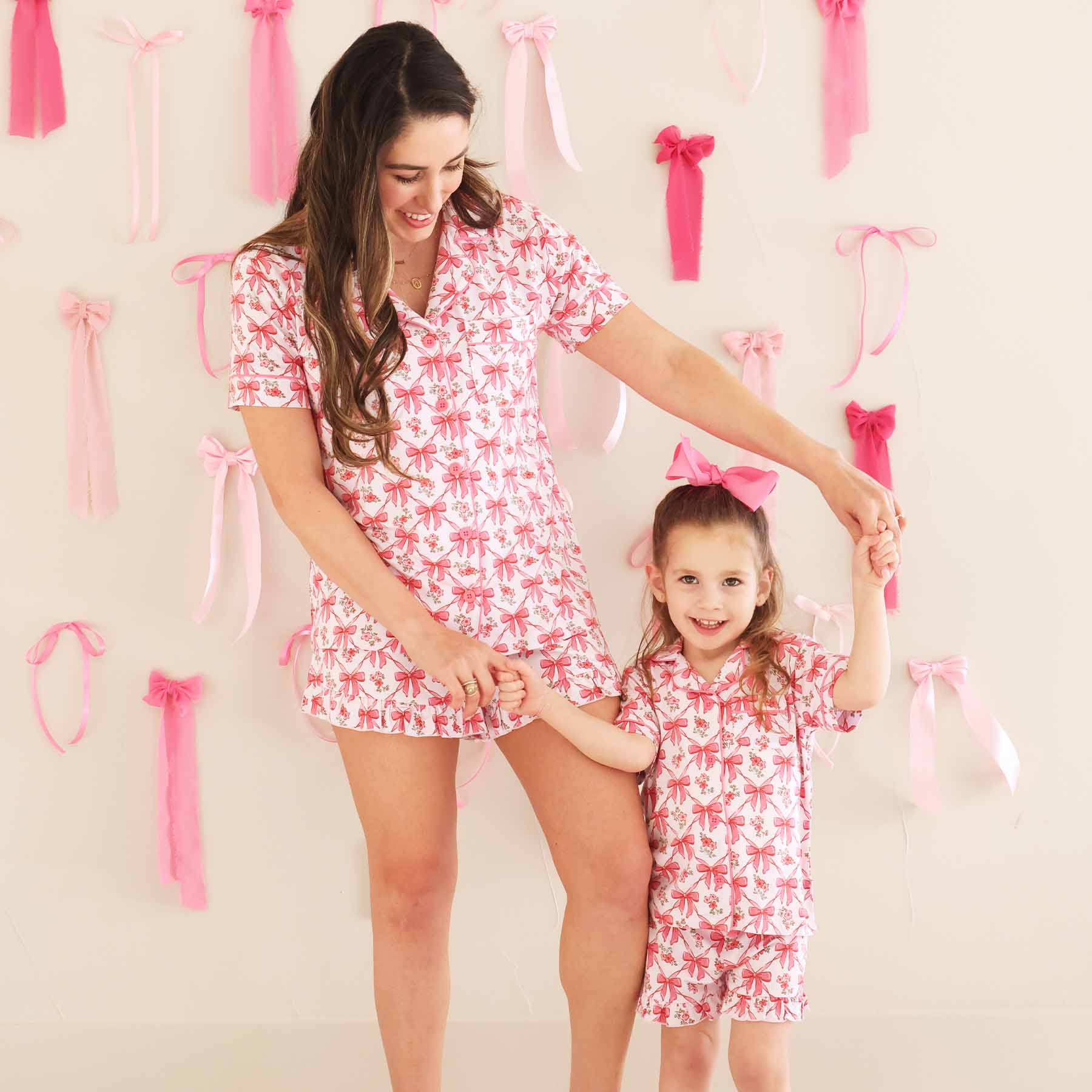  Women's Two Piece Short Lounge Set | Bow Besties、mySite、layawaytickets