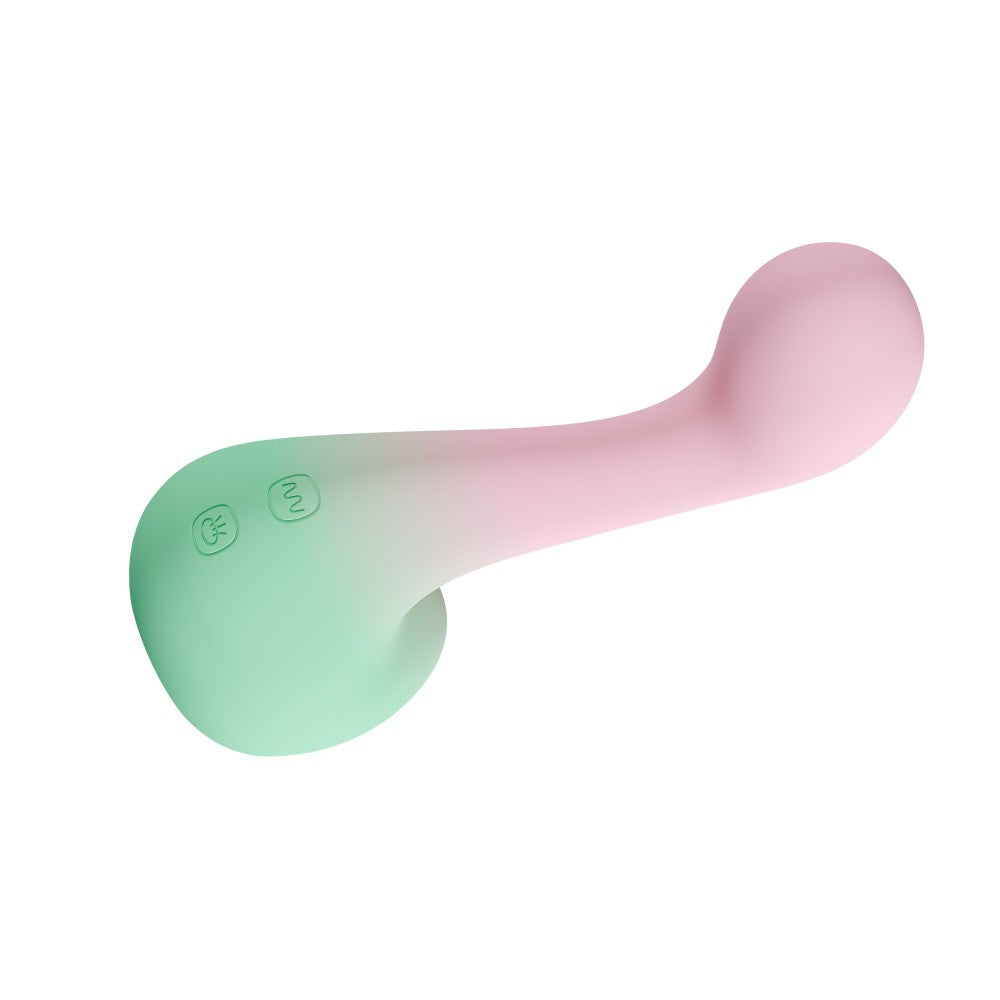 Play With Me | Melody Silicone Dual Vibrator With G-Spot Precision & Tongue-Fluttering Clitoral Stimulation - Pink、mySite、bottomscart