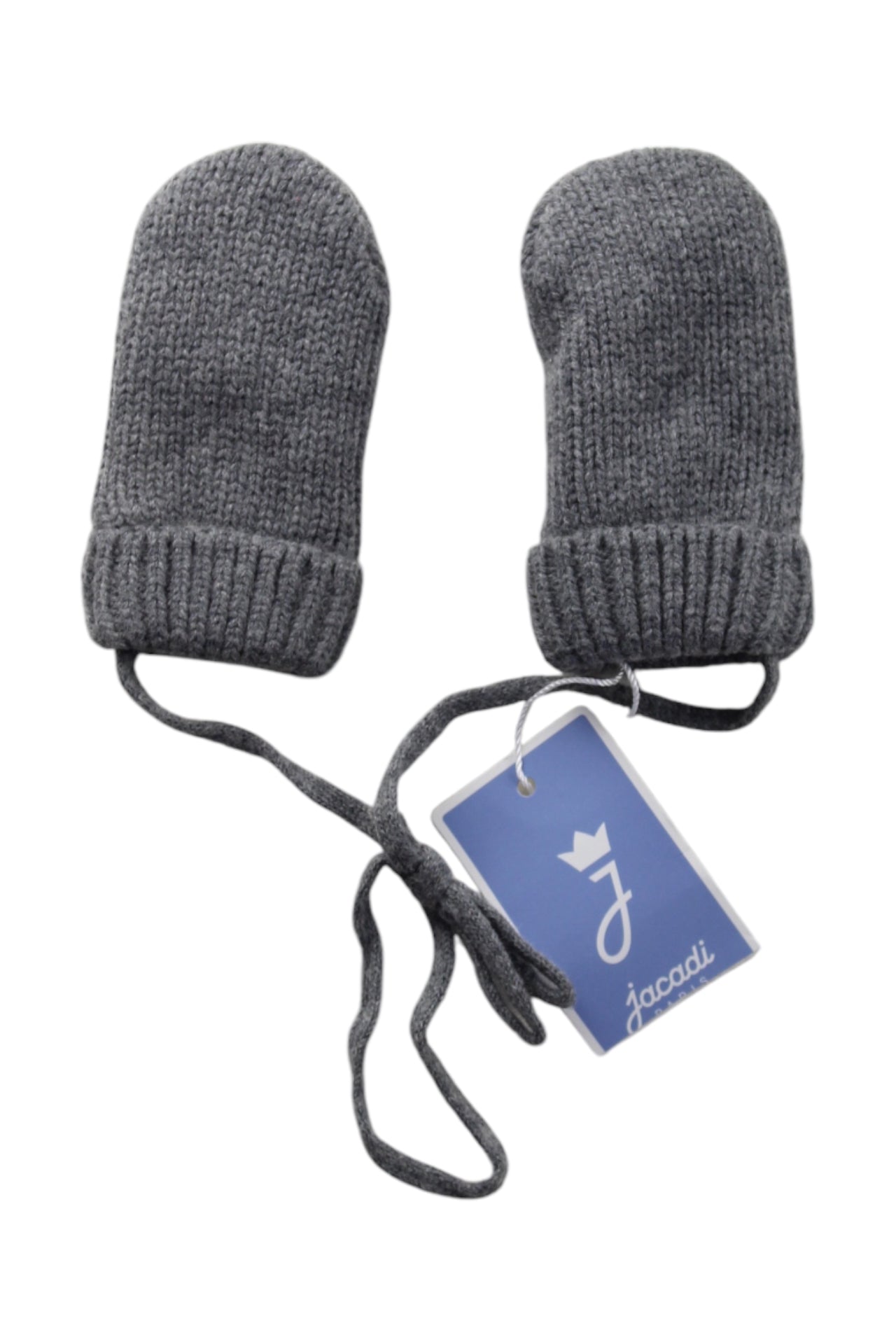 Jacadi Knit Mittens With String O/S、mySite、g9winljtr
