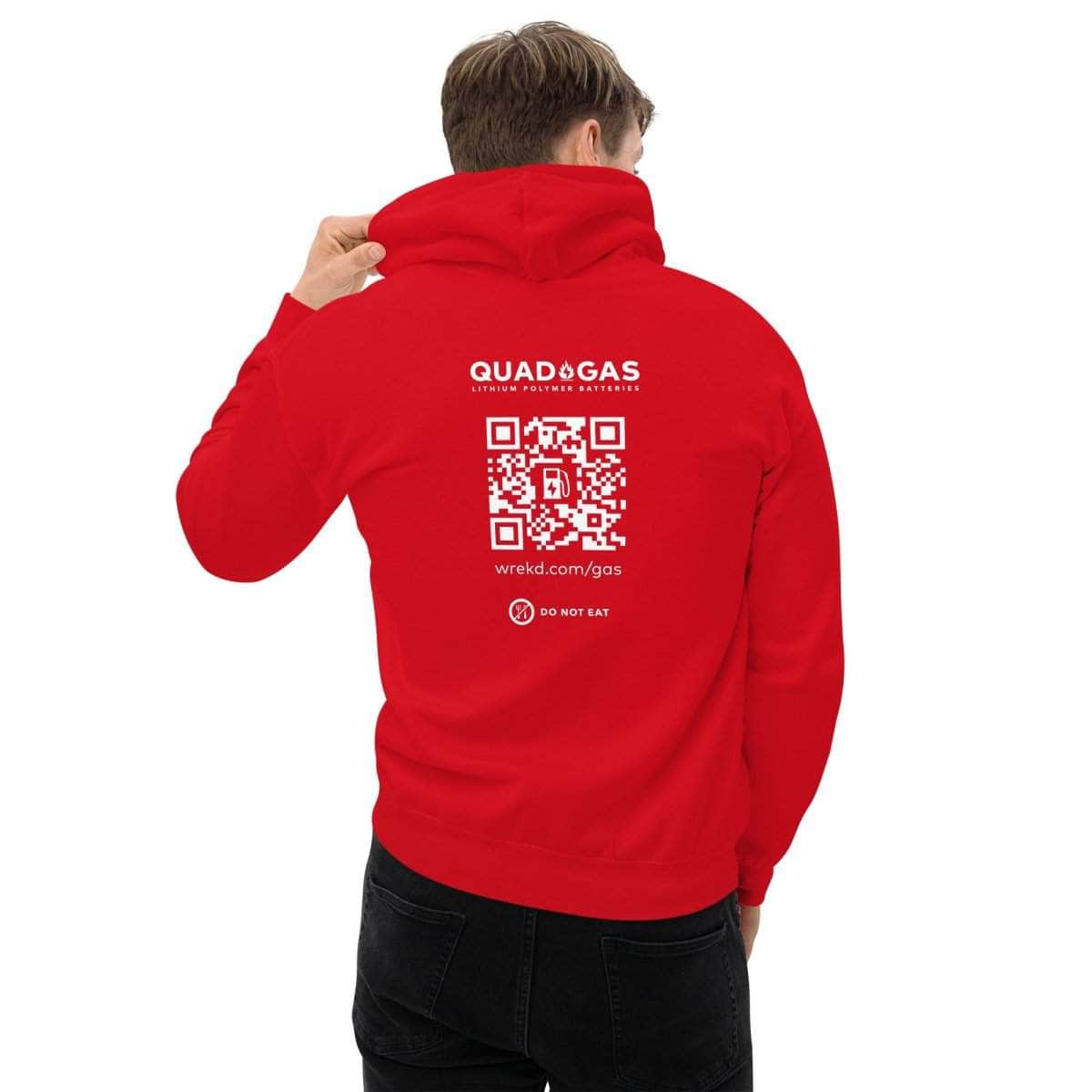  Quad Gas Red Unisex Hoodie、mySite、merchandisen