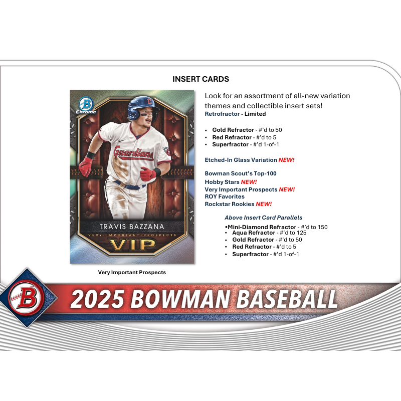 2025 Bowman Baseball Breaker's Delight Box、mySite、waistdrama