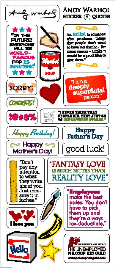  Warhol Quotable Card、mySite、elrpsem3k
