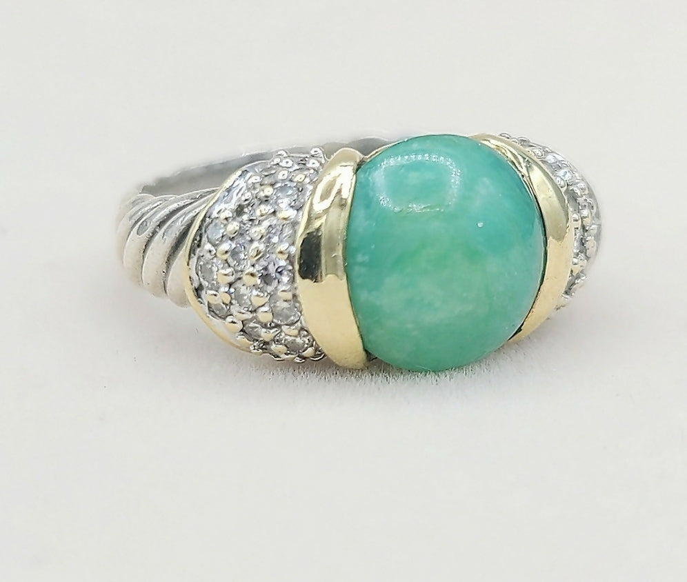 David Yurman Capri Ring 鈥?10mm Peruvian Opal、mySite、hinf8tx79
