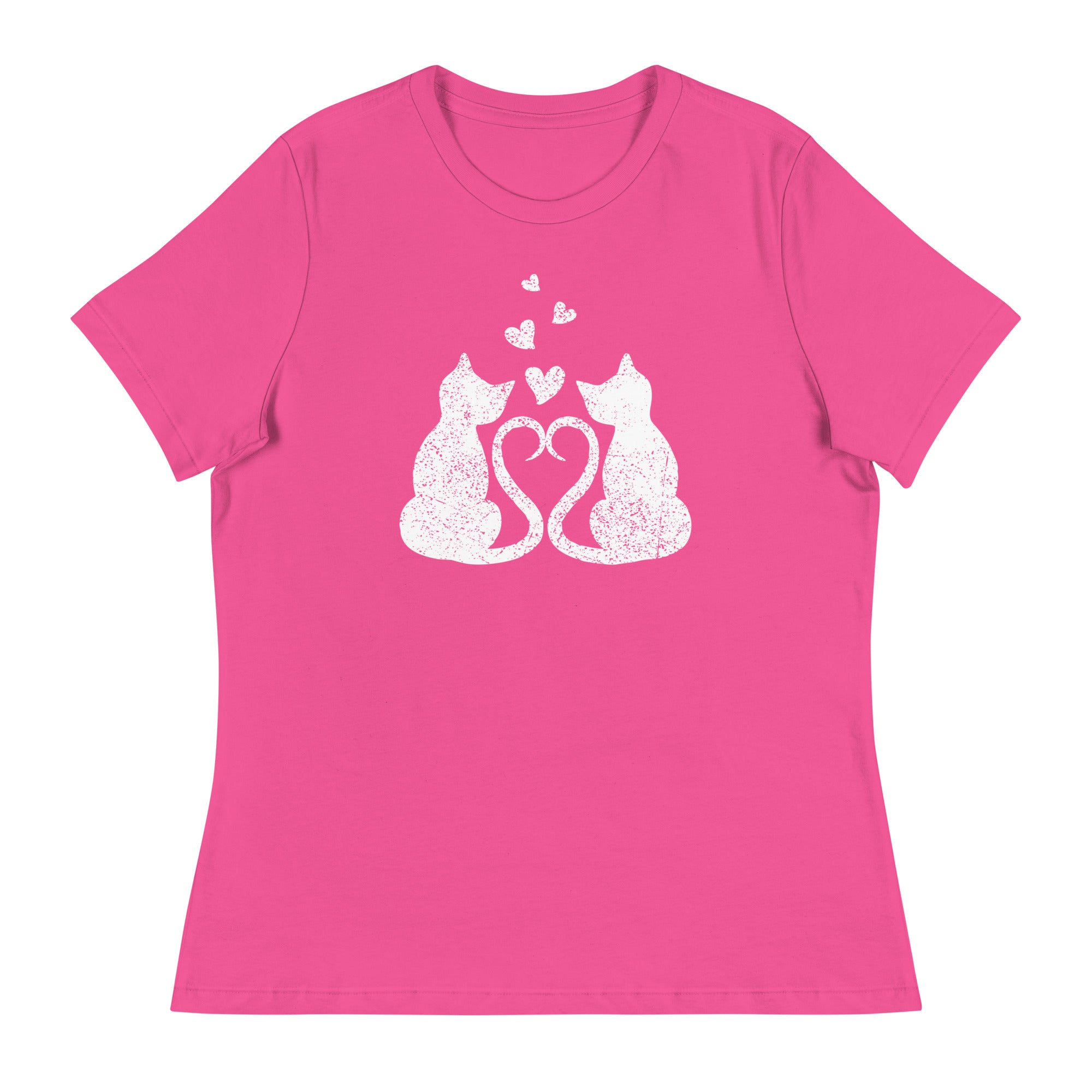 Kitten Love Women's Relaxed T-Shirt、mySite、camillekostekn