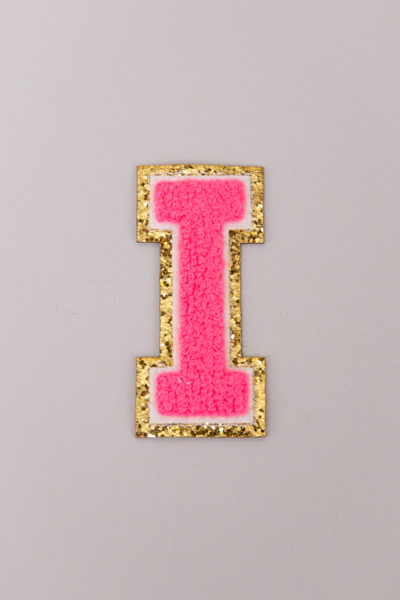 Chenille Adhesive Letter Patches- Hot Pink 5.5cm、mySite、hinf8tx79