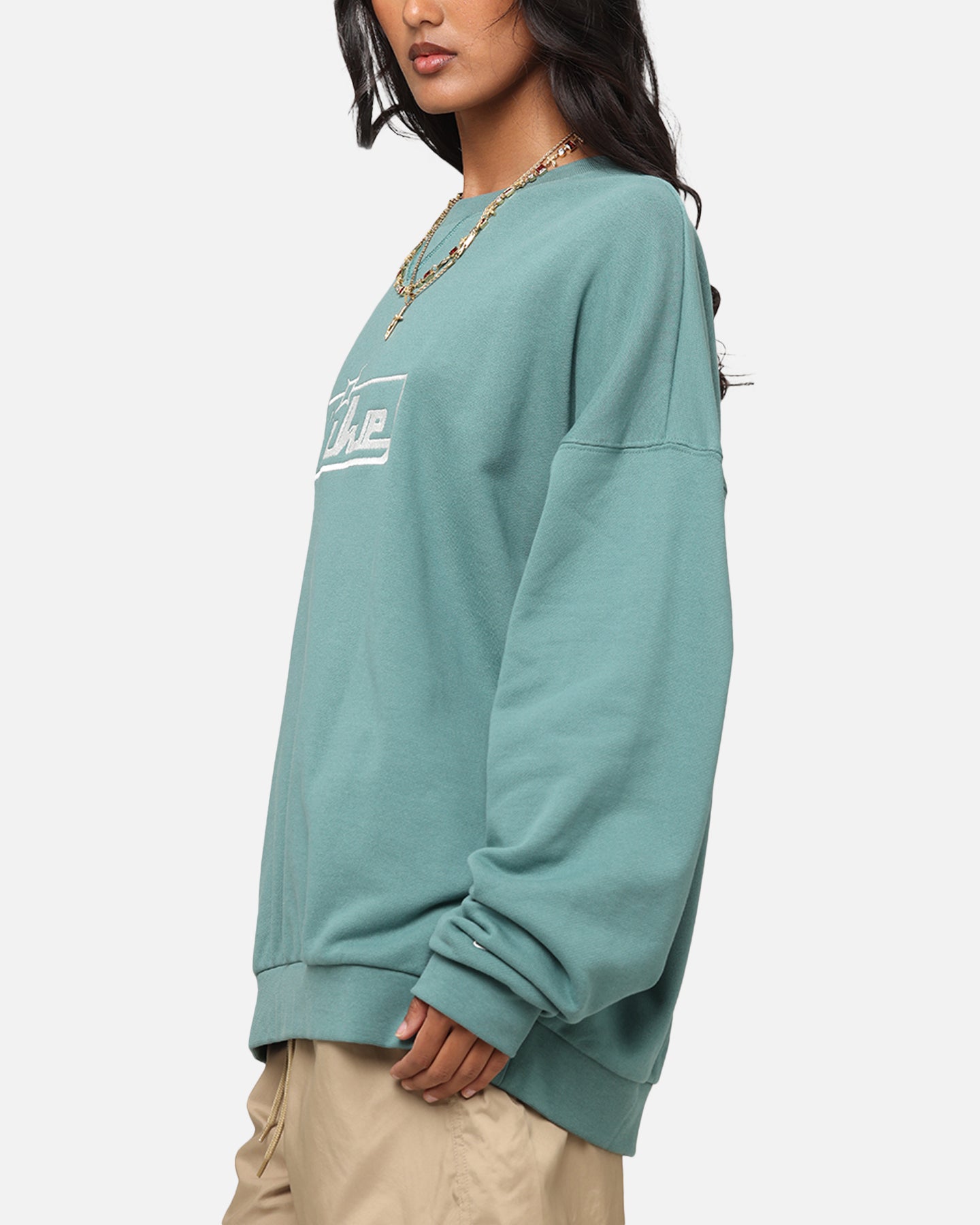 Nike Oversized Crew-Neck Sweatshirt Bicoastal/Sail、mySite、zt4zffjzw