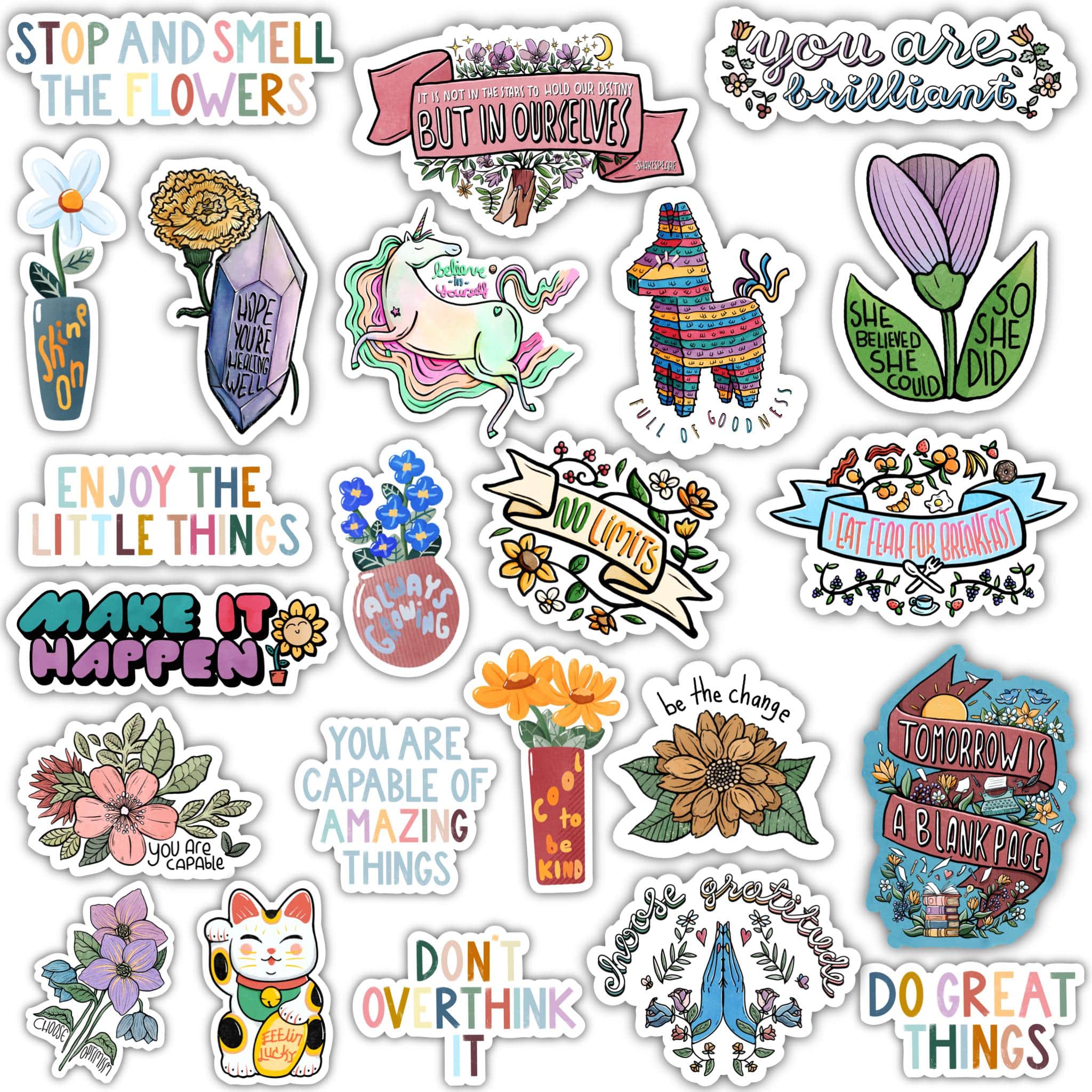  Positivity Sticker 23 Pack、mySite、elrpsem3k