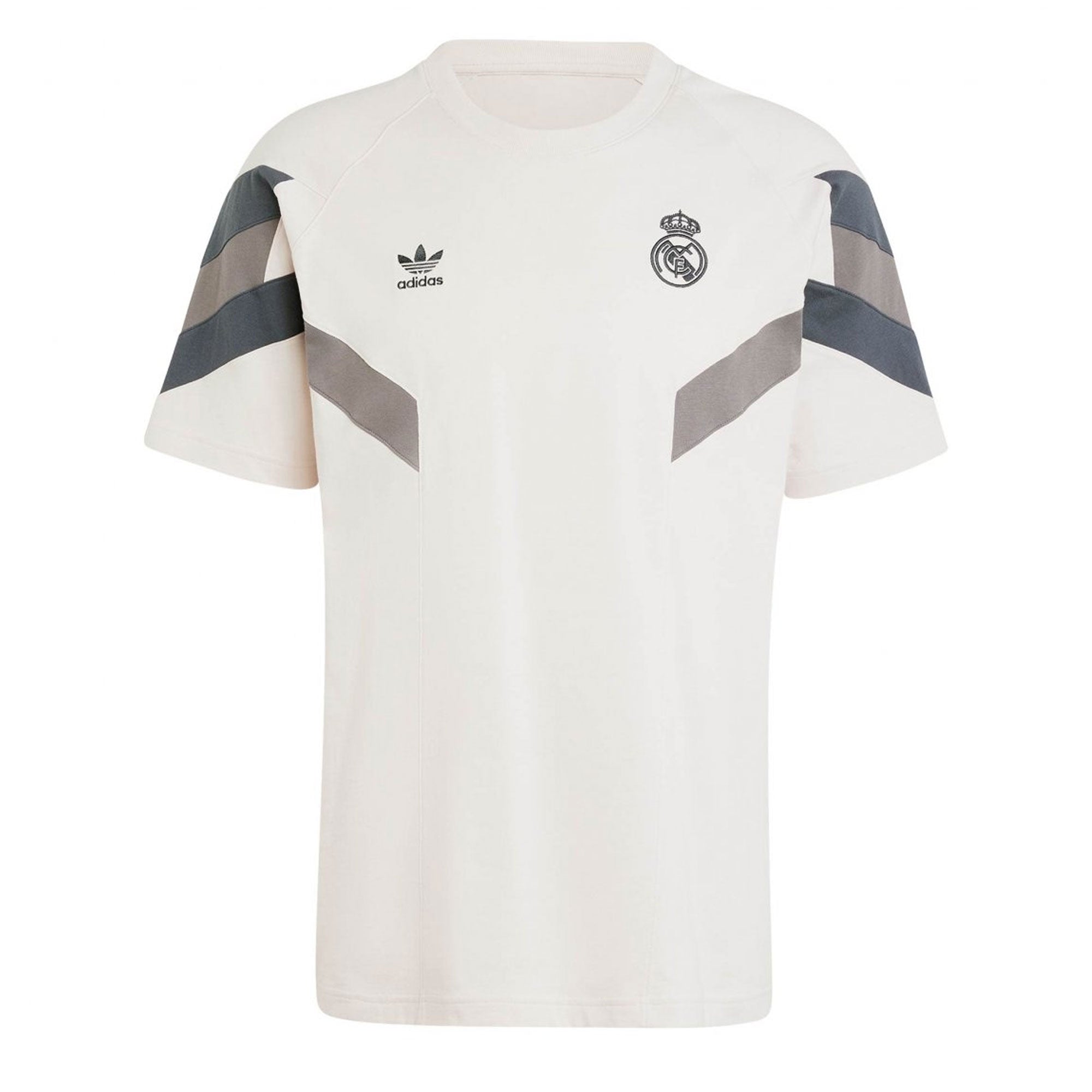 adidas Men's Real Madrid 2024/25 Originals Tee Putty Mauve/Dark Grey、mySite、noshort
