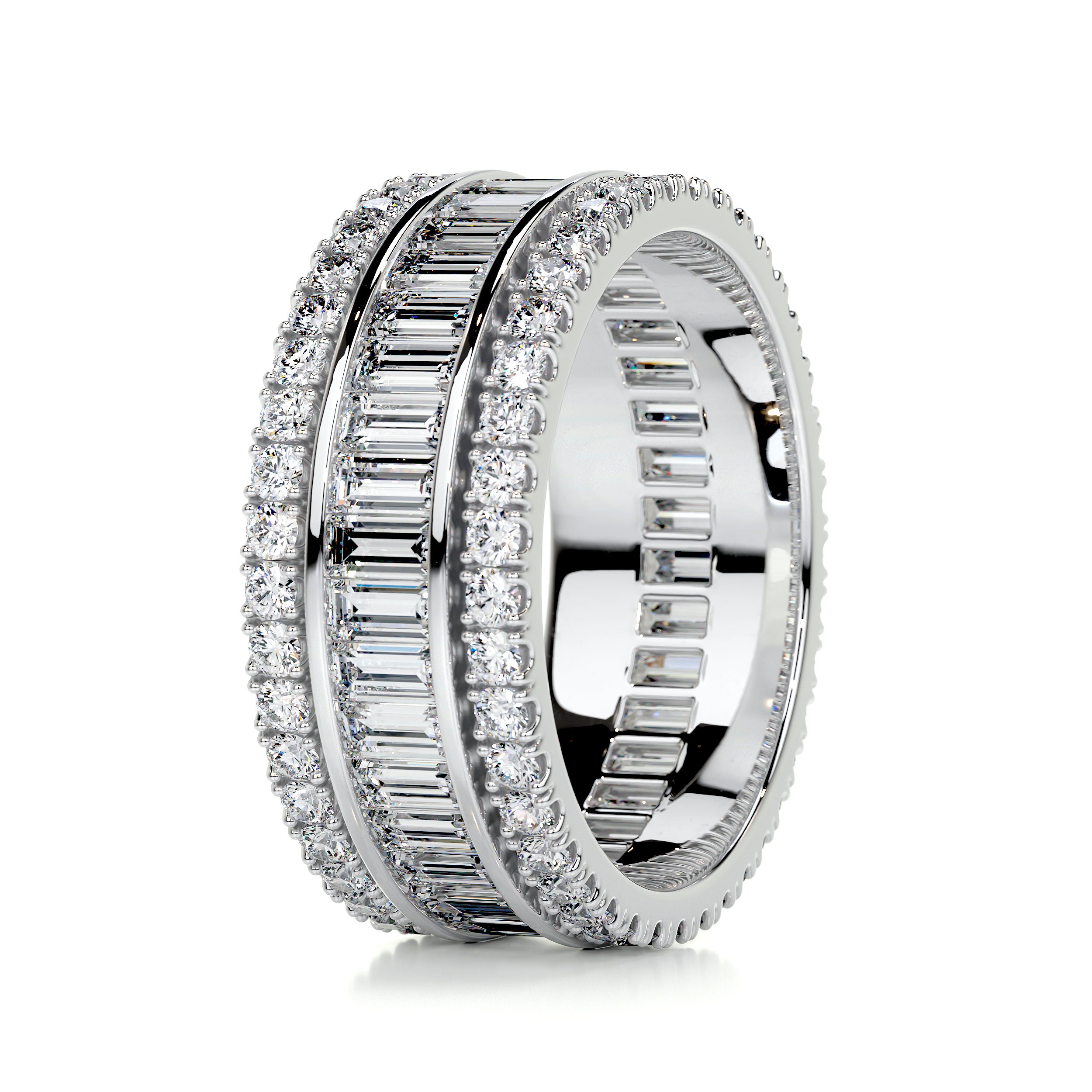Paige Eternity Wedding Ring (4 Carat) -Platinum、mySite、hinf8tx79