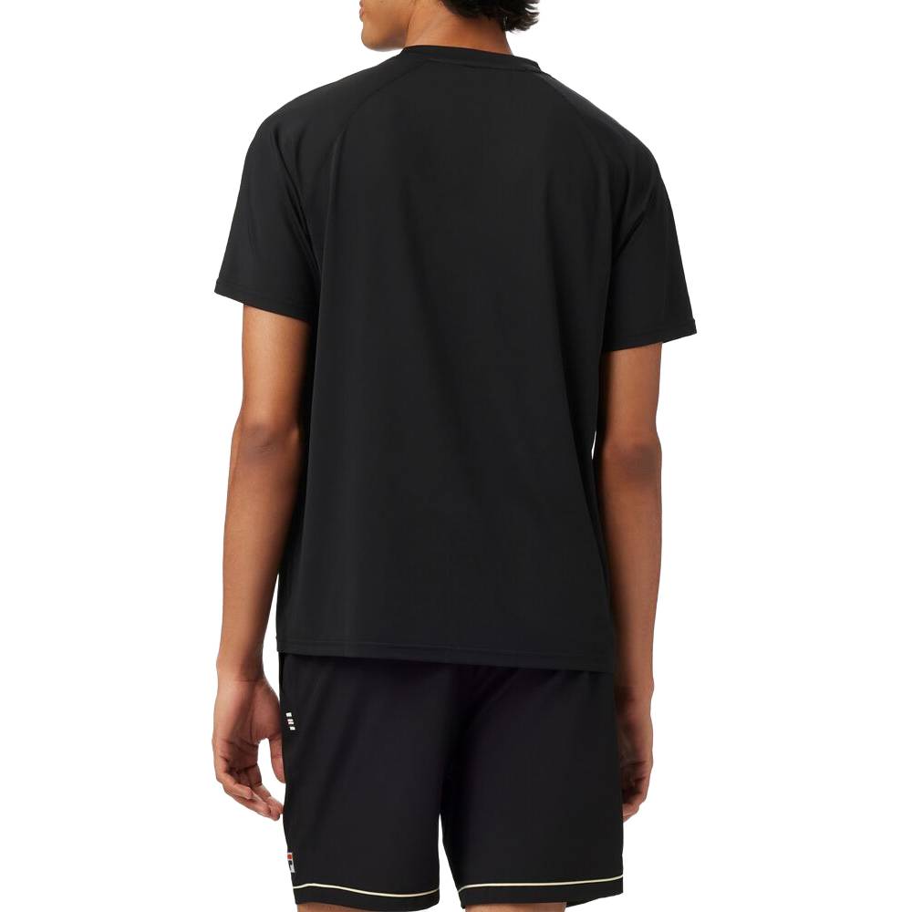 Fila Men's Short Sleeve Crewneck Top (Black)