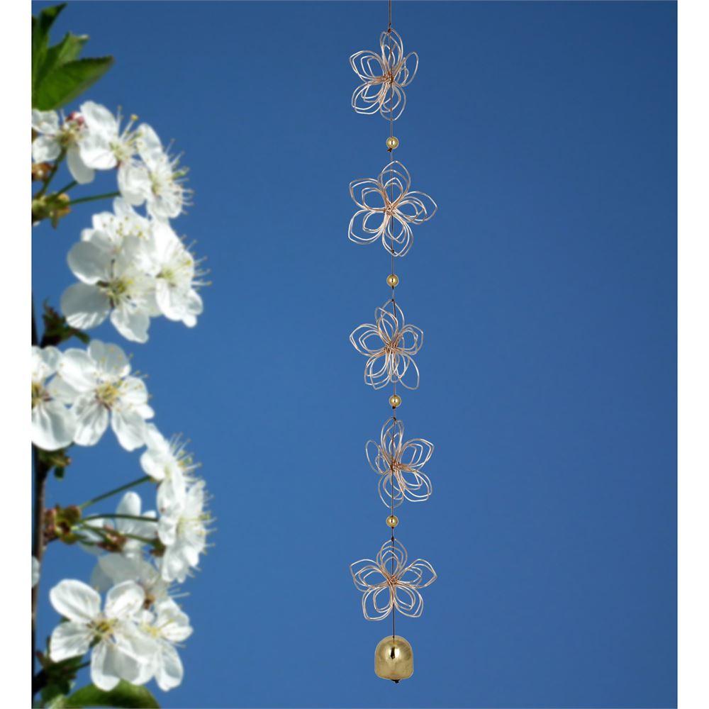 Butterfly & Lotus Quintet Garden Cascade by Woodstock Chimes、mySite、g9winljtr